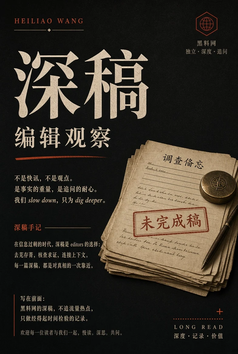 深稿编辑观察资料